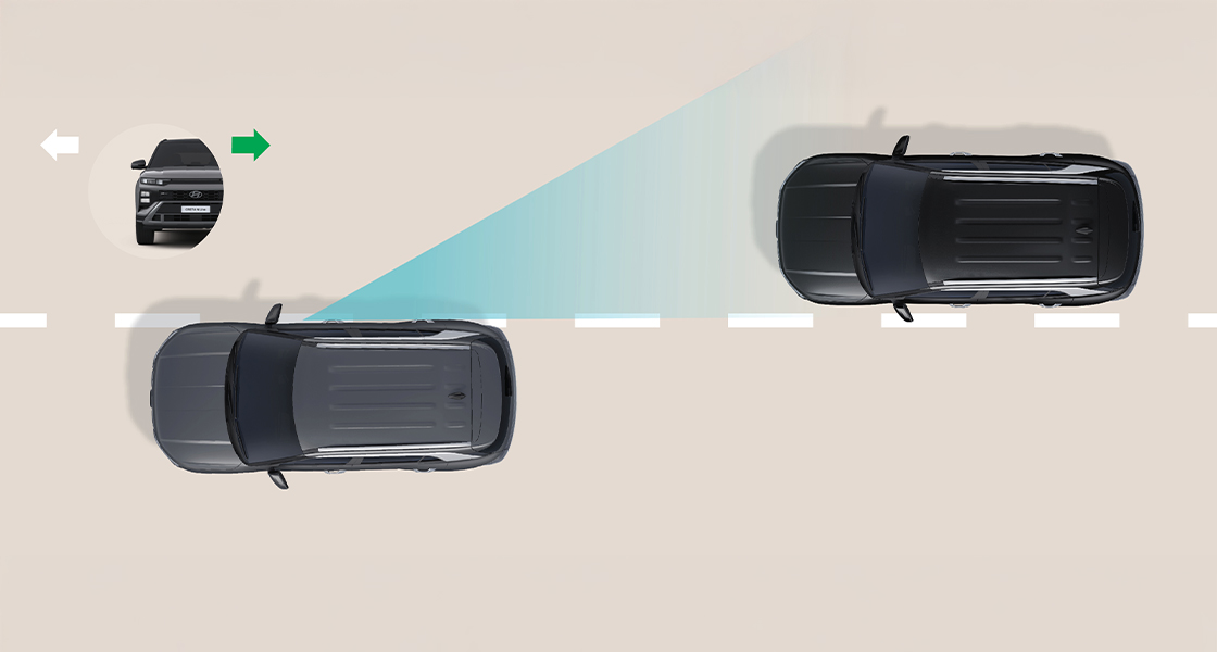 Hyundai smartsense blind spot view monitor