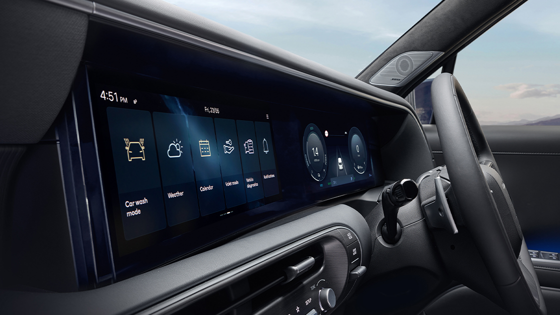 the all new palisade hybrid Infotainment System