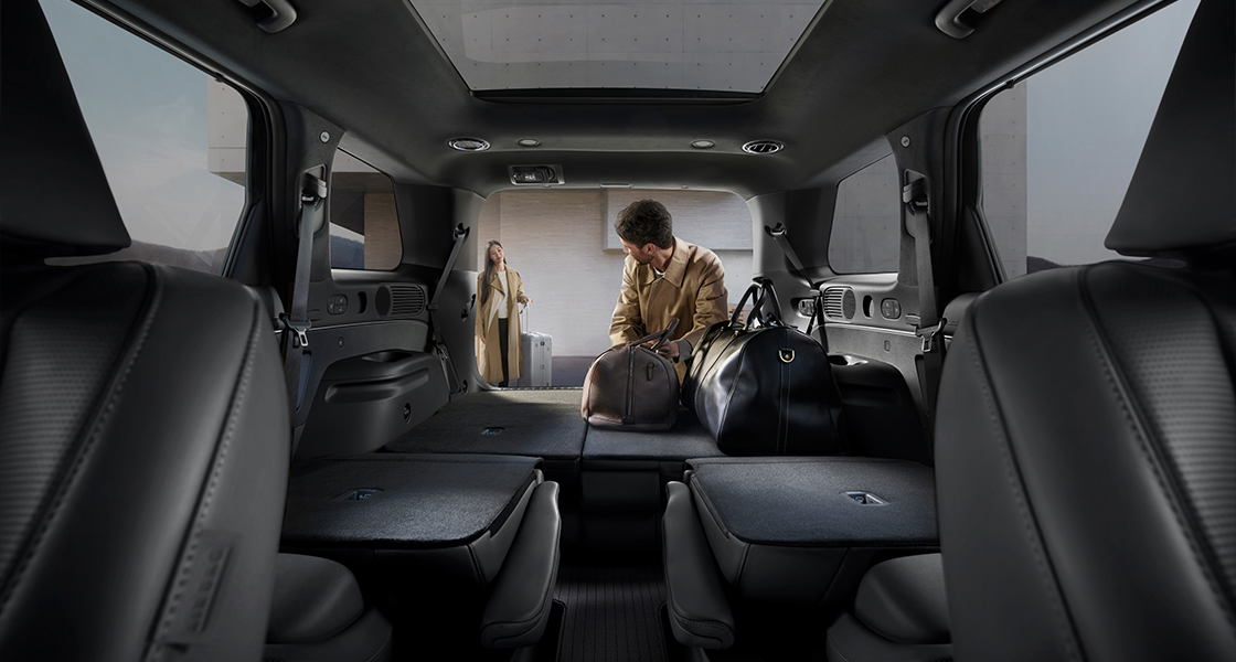 Power Sliding & Folding 3rd-row Seats