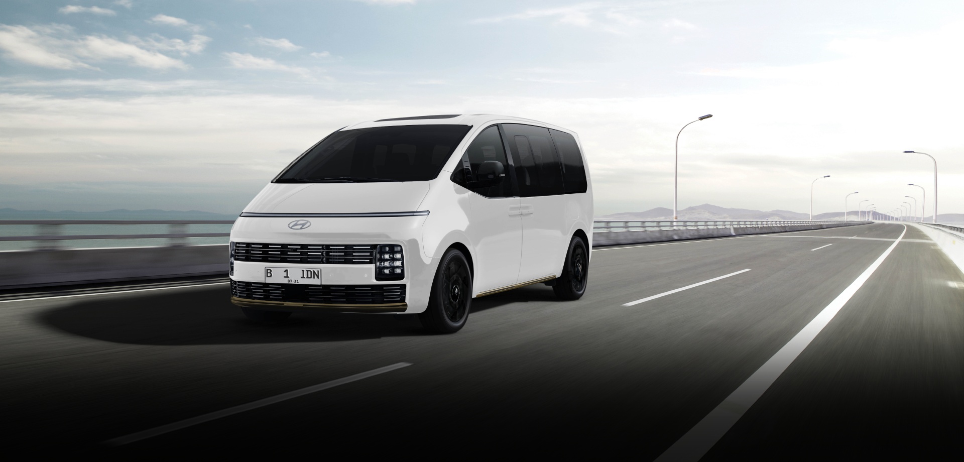 the new staria performance with electric engine