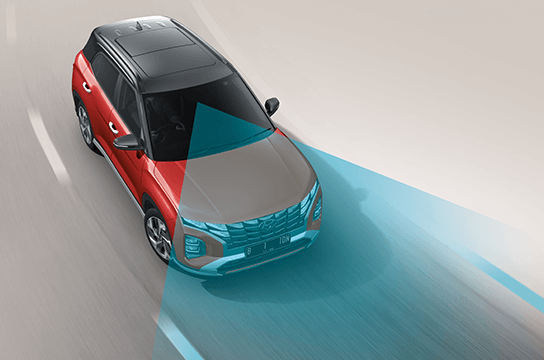 Front / rear parking distance warning