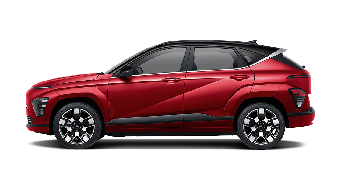 The all-new KONA Electric Side