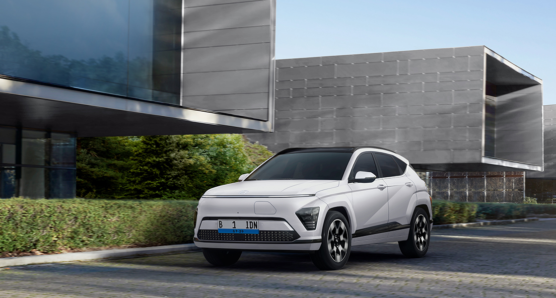 The all-new KONA Electric in the building