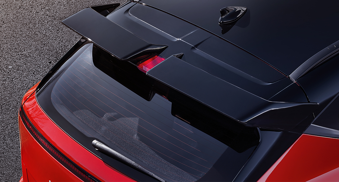 N Line exclusive wing type spoiler