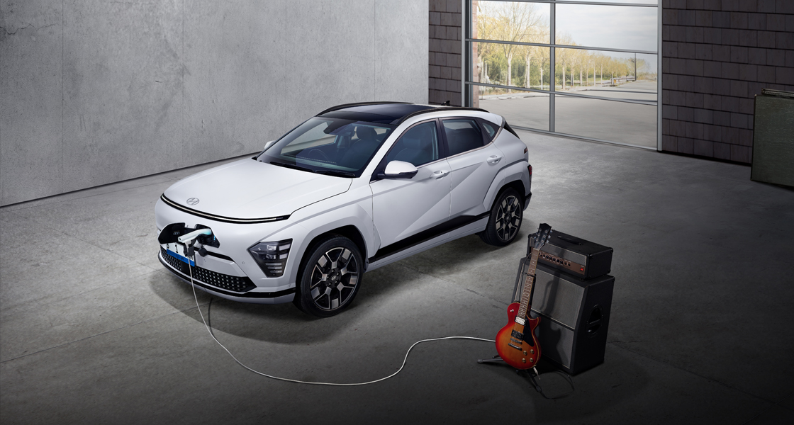 Indoor V2L Charging The all-new KONA Electric