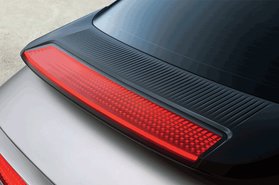 Parametric pixel high-mounted stop lamp (HMSL)