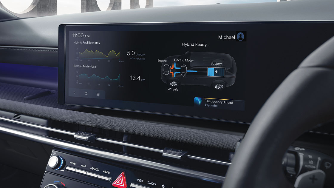 Fitur eksklusif hybrid Hyundai New Tucson