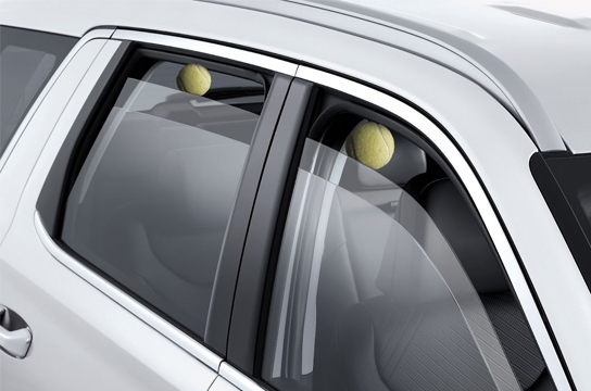 Power window with anti pitch