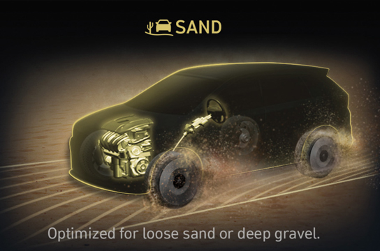 drive mode sand