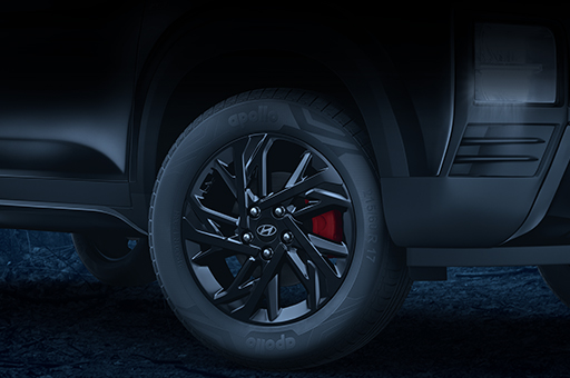 Hyundai Creta Knight alloy wheels