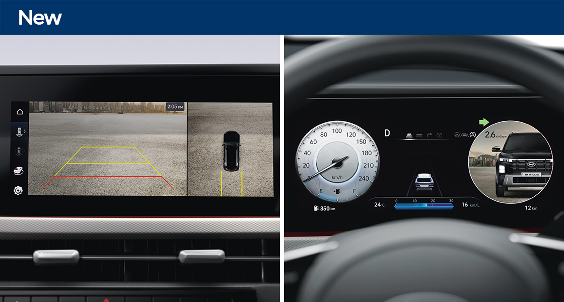 New Hyundai Creta Surround View Monitor