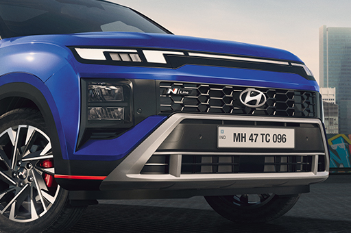 Hyundai New CRETA N LINE Led Headlamps With Horizon Led Positioning Lamp & Drls