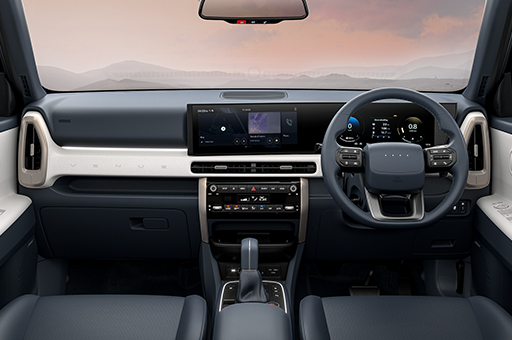 Dual tone (Dark navy & dove grey) interior theme