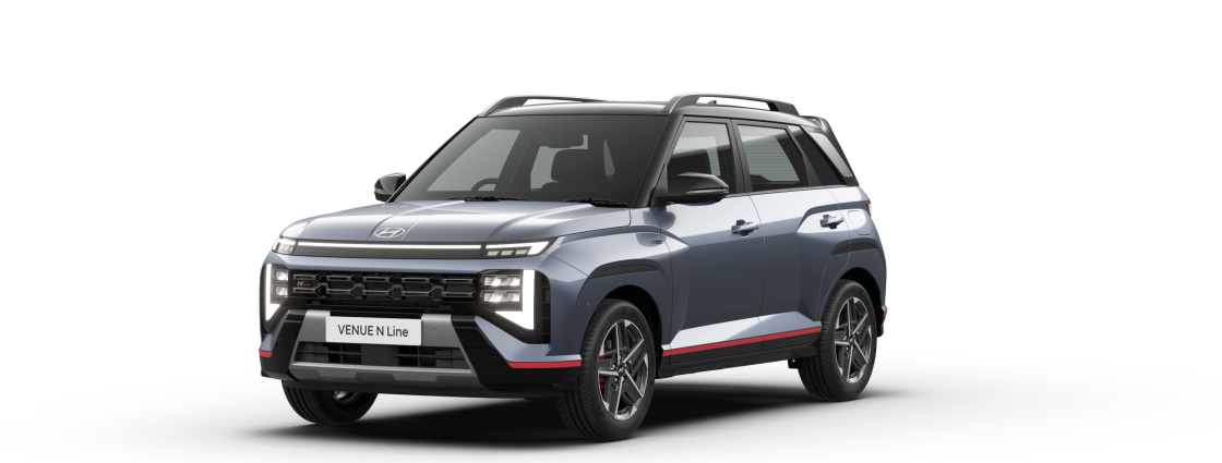 Hazel Blue with Abyss Black Roof