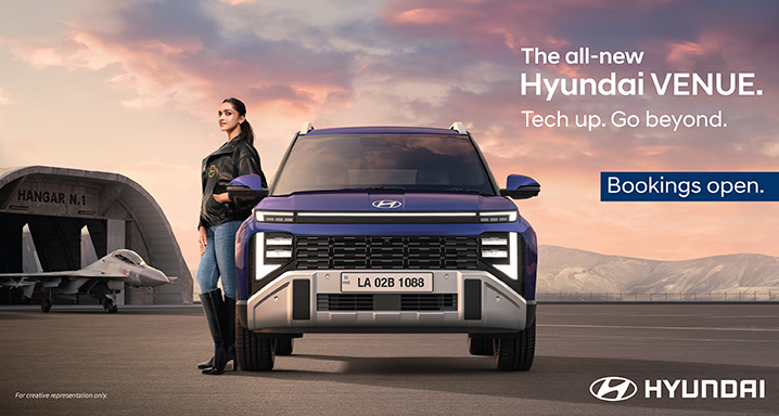 Hyundai Motor India Limited Reveals The all-new Hyundai VENUE Tech up. Go beyond.