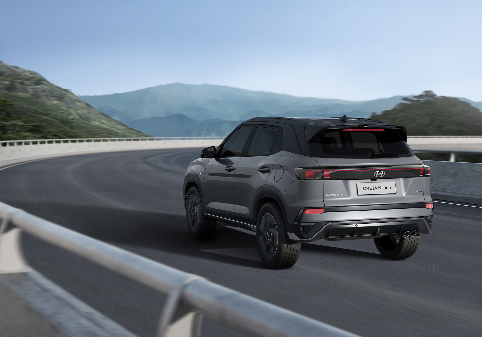 New CRETA rear running shot