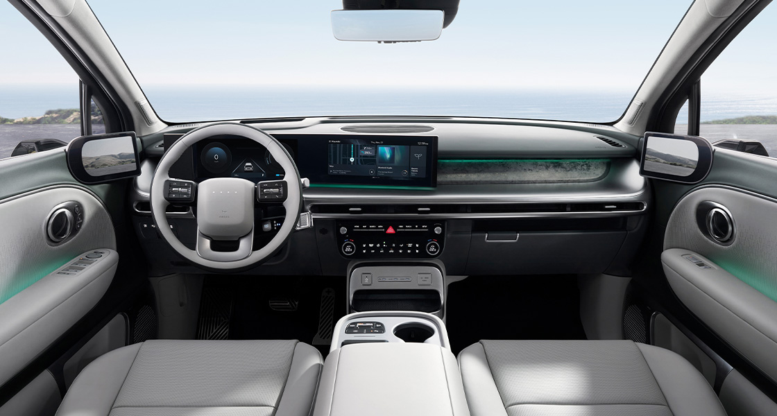 Wide interior shot of IONIQ 9