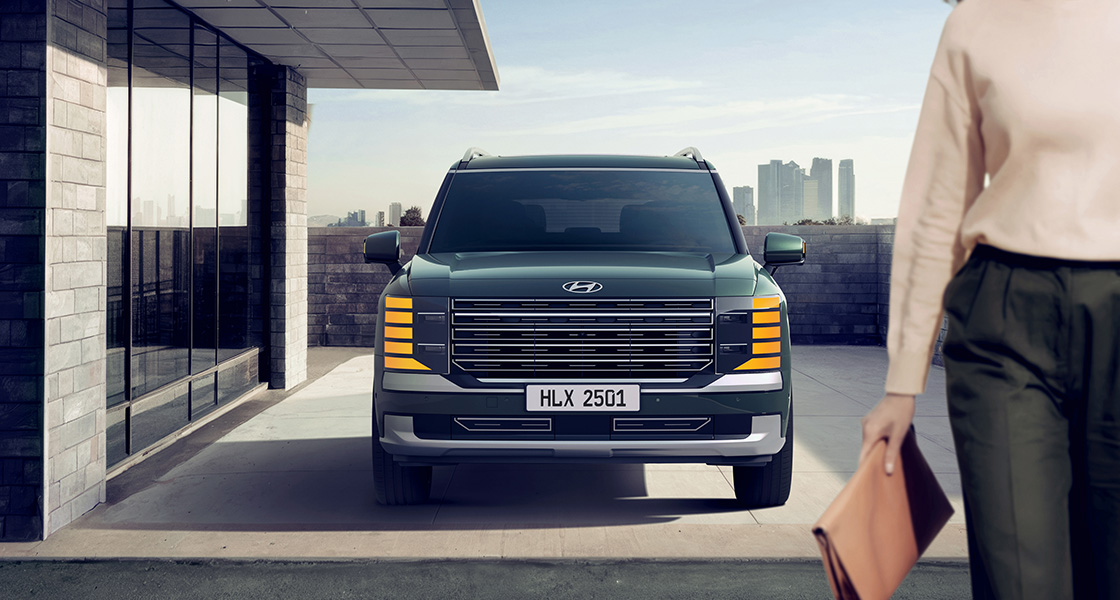 The all-new PALISADE front view