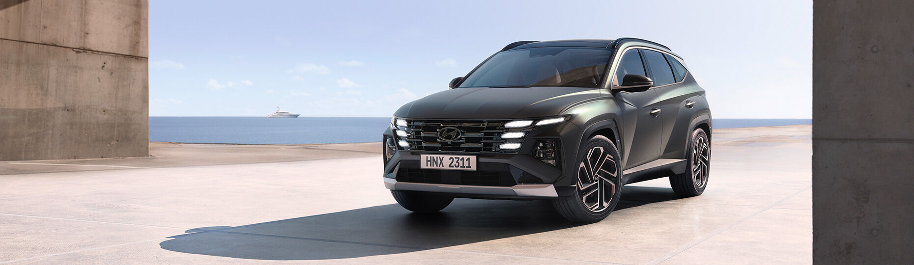 The new TUCSON highlights key visual