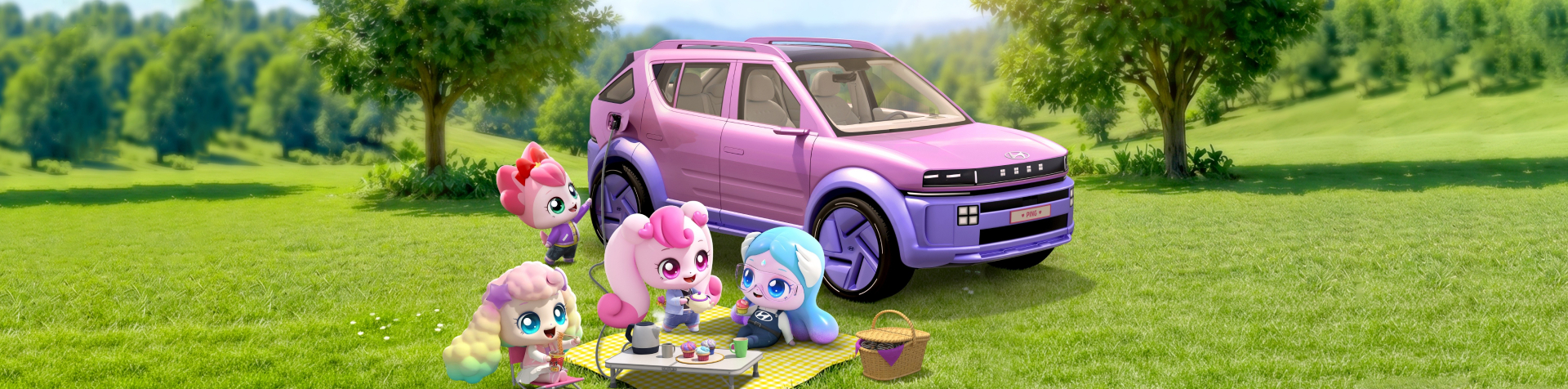 Key Visual for “Youth Adventure 2026,” the Second Collaboration between Hyundai and Catch! Teenieping