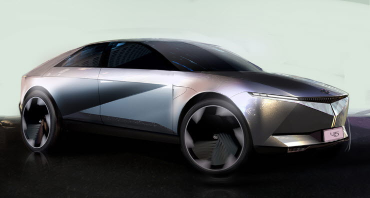 2019 concept car 45 side view