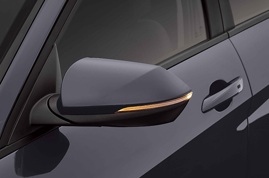 Elantra exterior sideview mirrors