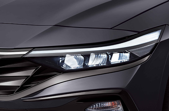 Elantra LED headlights