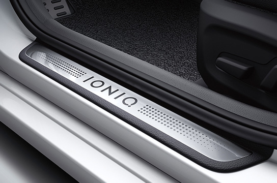 IONIQ electric chrome door scuffs