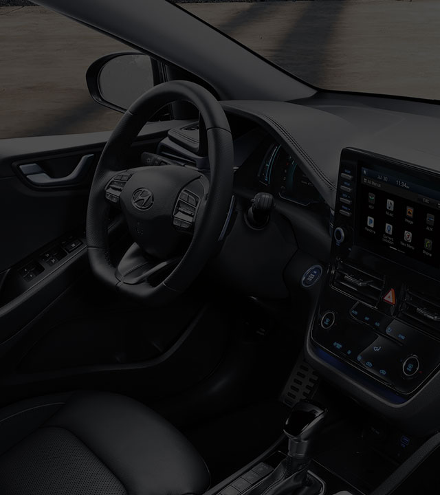 IONIQ hybrid interior design