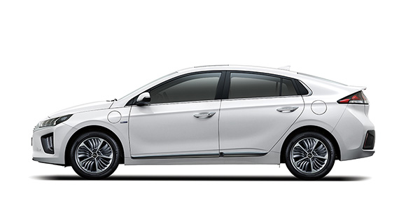 IONIQ plug-in hybrid side view