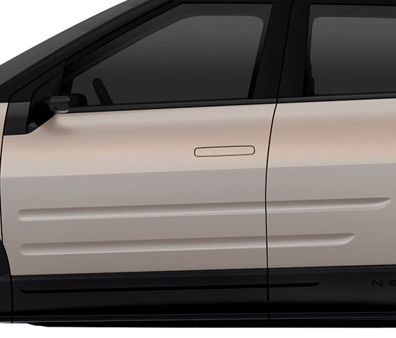 Close-up of the groove pattern