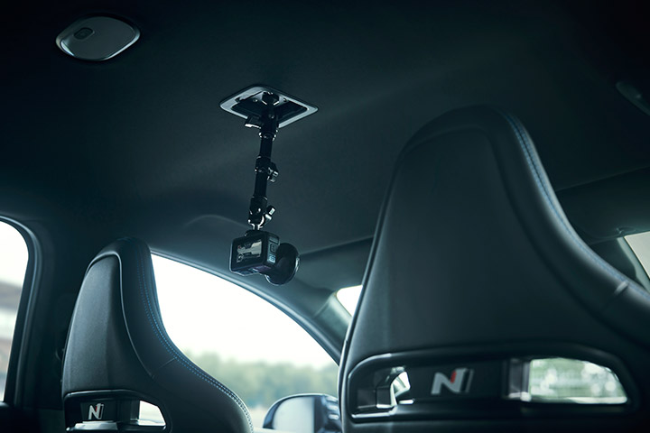 IONIQ 6 N Interior Action Camera Mounting