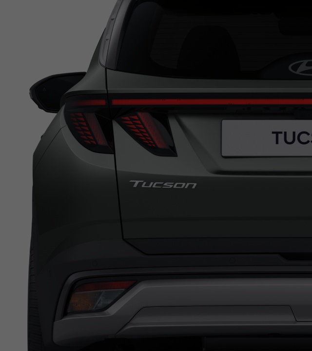 Tucson exterior rear design