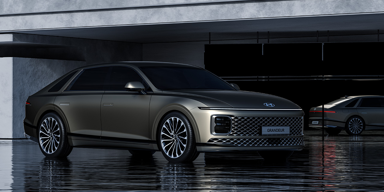 Hyundai Motor Unveils All-New Design for 7th-Generation GRANDEUR Flagship Sedan