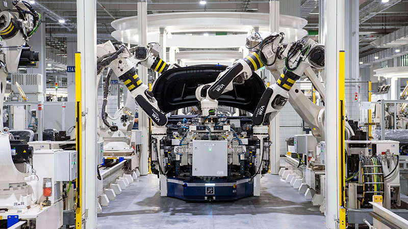 IONIQ 5 manufactured by robots