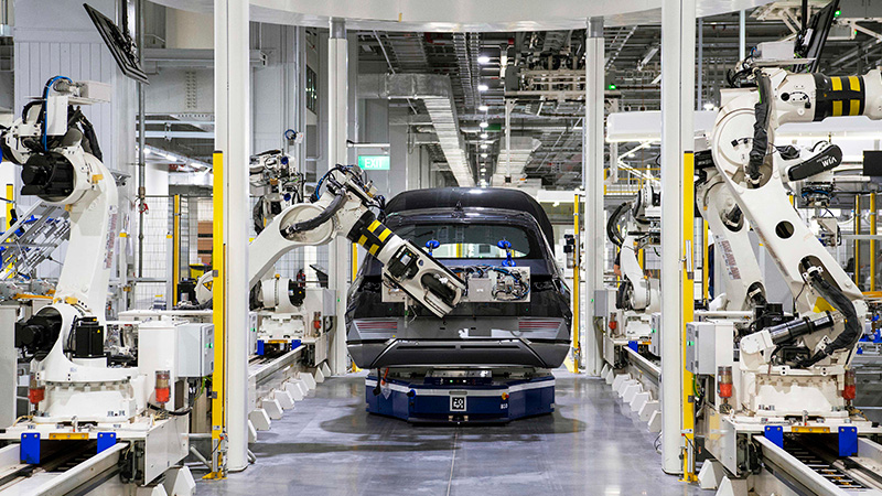 IONIQ 5 manufactured by robots