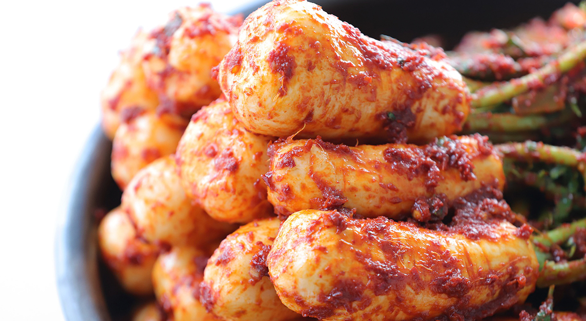 There are lots of different types of kimchi that can be eaten with a wide range of dishes 