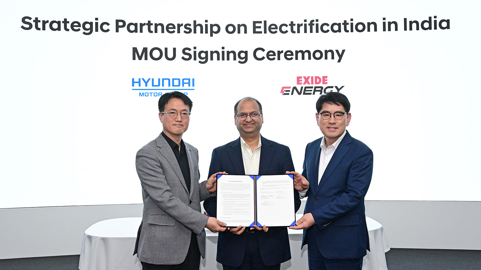 Hyundai Motor and Kia Forge Strategic Partnership with Exide Energy for Electric Vehicle Battery Localization in India