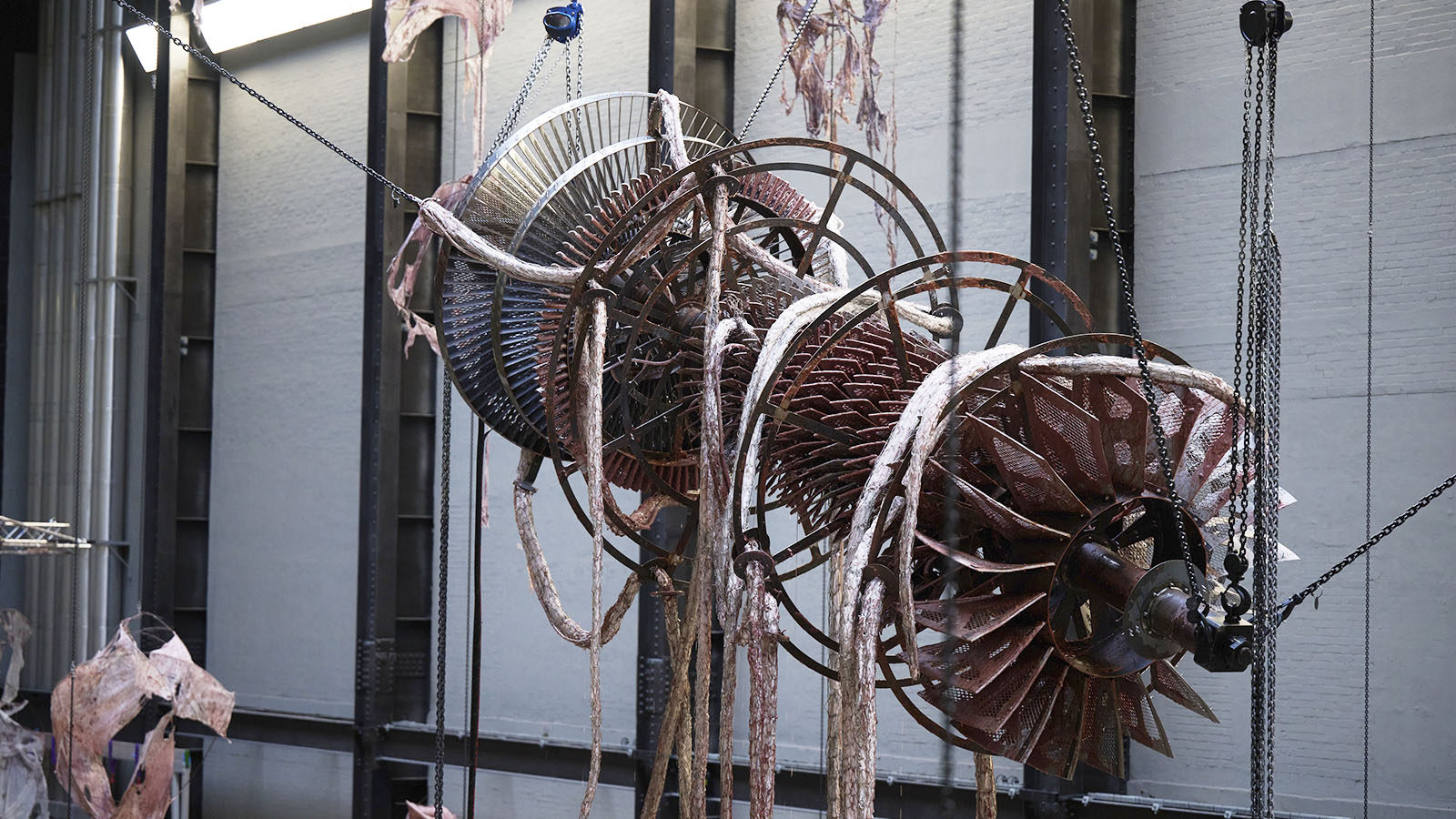 Hyundai Commission: Mire Lee: Open Wound, Installation View. Photo © Tate (Ben Fisher Photography) 