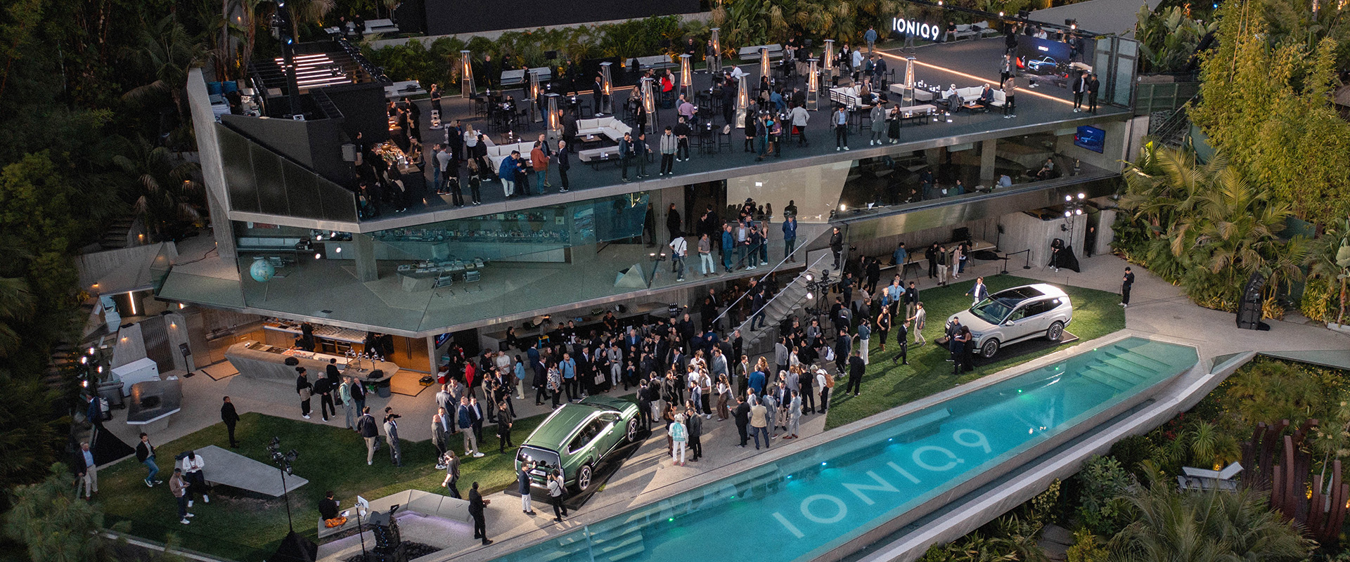Hyundai Motor Shifts Perceptions by Unveiling All-Electric IONIQ 9 SUV at Iconic Goldstein House in LA