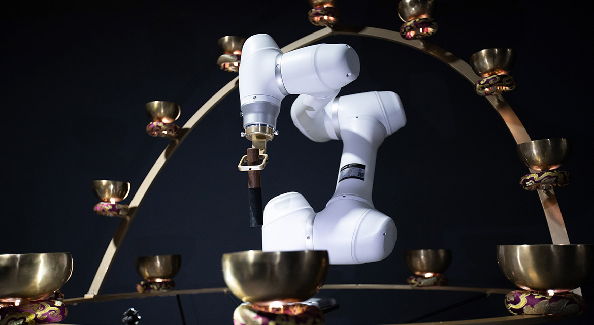 Korea has implemented robots into everyday life for convenience, such as making coffee - but robotics can serve as a form of art, too