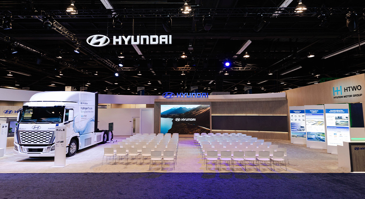 Hyundai Motor booth at ACT Expo