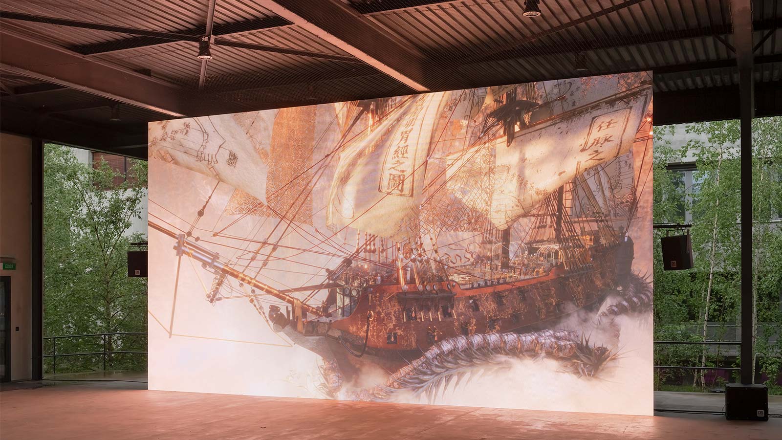 The 6th VH AWARD Presentation at HEK (House of Electronic Arts). Image courtesy of HEK, Photo: Franz Wamhof.