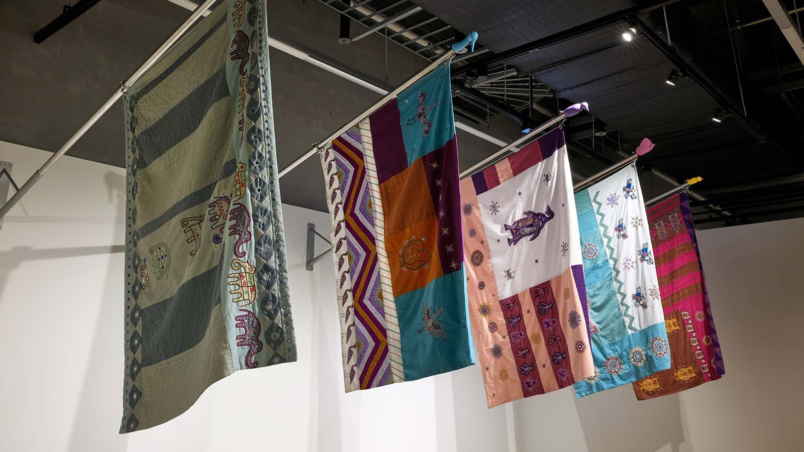 Youngin Hong, Sacred Empires, 2025, installation view in Hyundai Translocal Series: Entangled and Woven, Cheongju Craft Biennale 2025