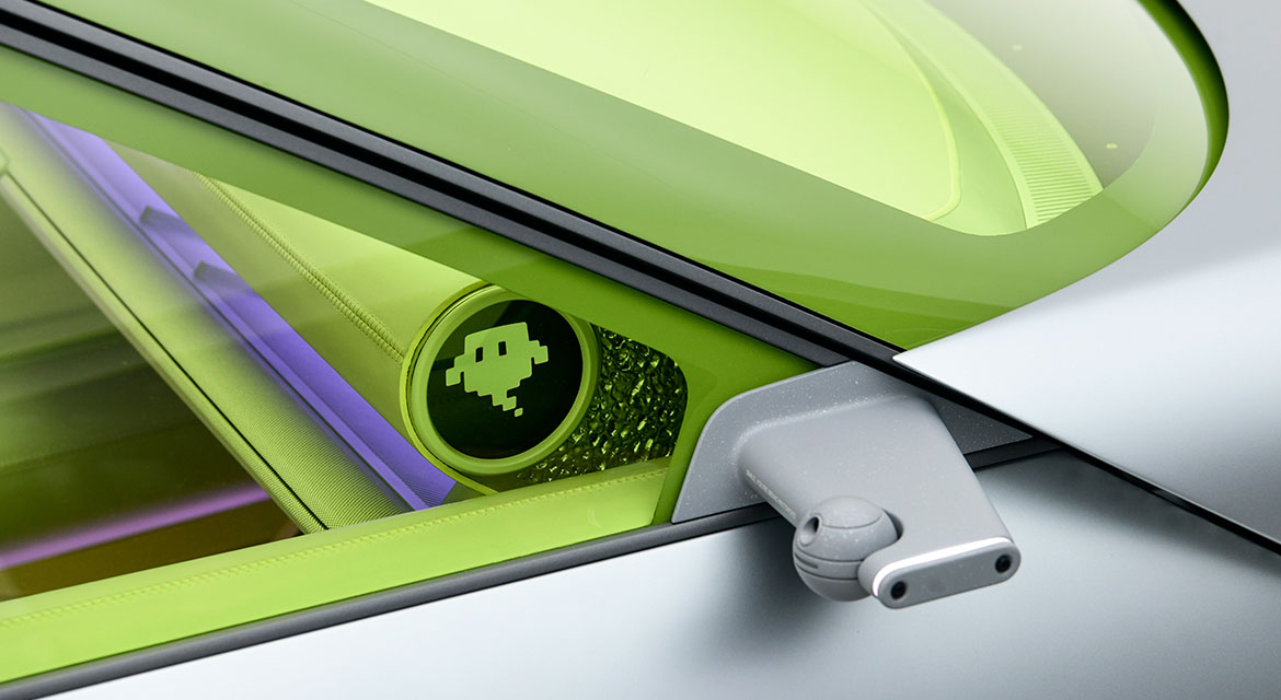 Digital mirrors not only look futuristic, but they help to lower drag, improving range and efficiency. Crucial for an EV.