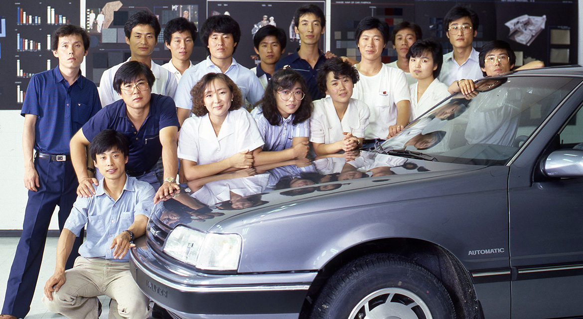 Did you know that the second-generation SONATA (Y2) was the first passenger car Hyundai Motor developed independently?