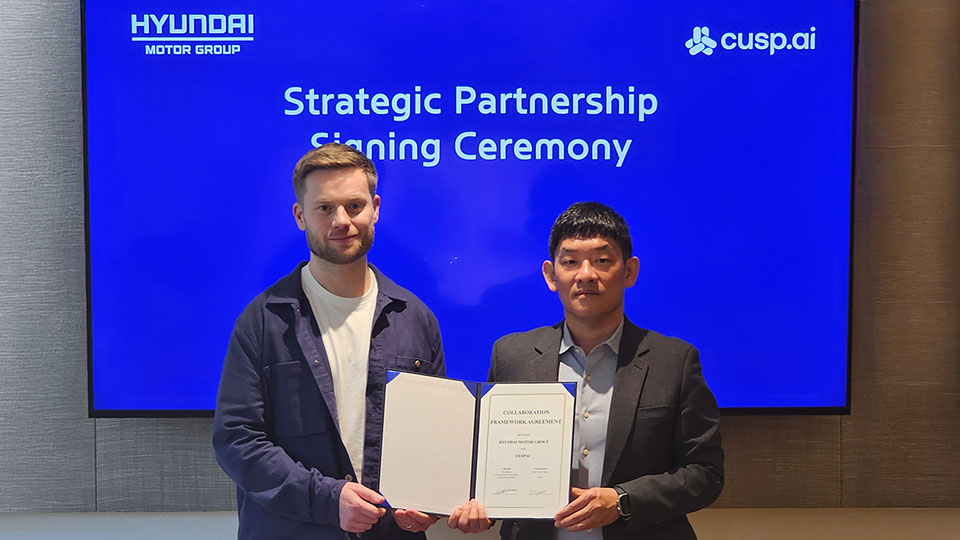      Hyundai Motor Group and CuspAI Partner to  Accelerate Material Innovation Using AI 