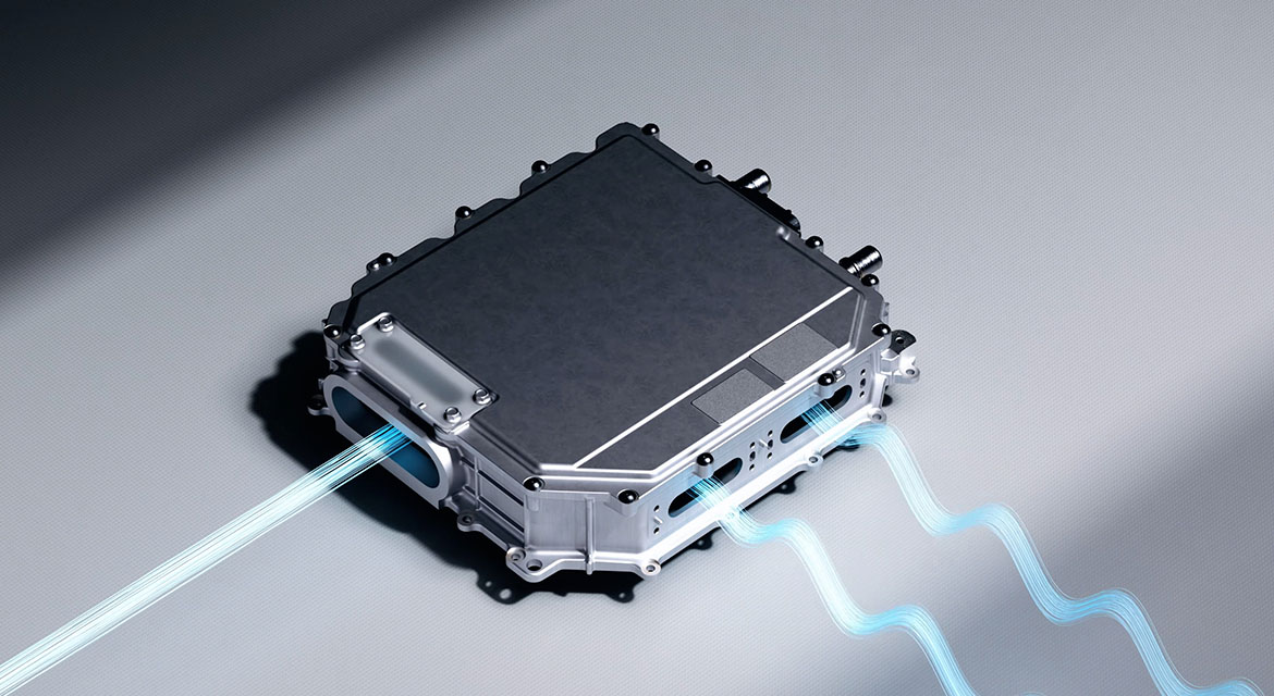 An EV’s power output depends on the voltage and current the battery can deliver to the motor (or motors) via the inverter.