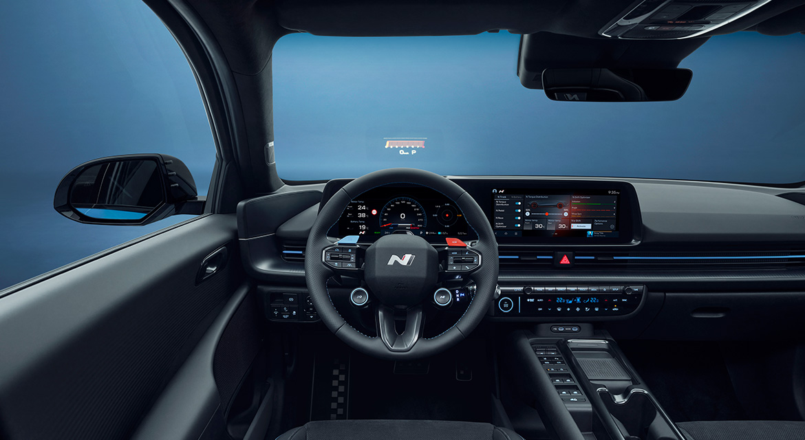 Hyundai IONIQ 6 N depicted