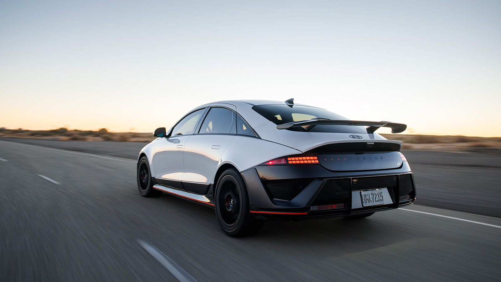 Hyundai’s IONIQ 6 N high-performance EV made its North American debut at AutoMobility LA